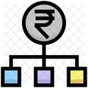 Rupien Netzwerk Rupie Geld Symbol