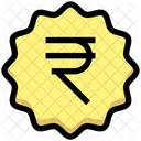 Rupien Tag Rupien Label Rupien Symbol