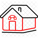 Rural House Cottage Farm Icon