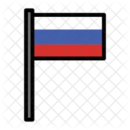 Rusia Flag Icono