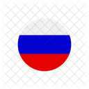 Rusia Bandera Del Pais Bandera Icono