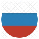 Russia Flag Circle Icon
