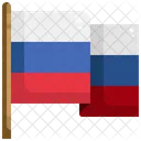 Russia Flag Russian Flag Country Flag Icône
