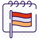 Russia Independence Day Holiday World Logo Icon