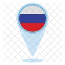 러시아 위치  아이콘