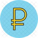 Russian Ruble Currency Icon