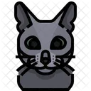Russian Blue Cat Cat Face Icon