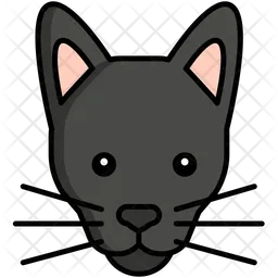 Russian Blue Cat  Icon