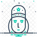 Russian Beautiful Culture Icon