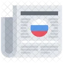 Russian Newspaper  Icon