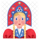 Russian Traditional Girl Traditional Girl Girl Icon