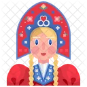 Russian Traditional Girl Traditional Girl Girl Icon