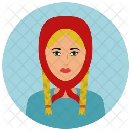 Russian woman  Icon