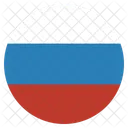 Russie Drapeau Cercle Icône