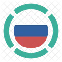 Russie Drapeau Icône