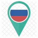 Russie Drapeau Icône