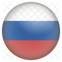 Russie Drapeau Icône