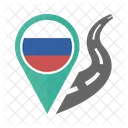 Russland Flagge Symbol