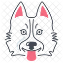 Russo European Laika Wolfdog Dog Icon