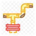 Rusted Copper Pipes Icon
