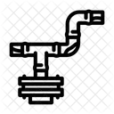 Rusted Copper Pipes Icon