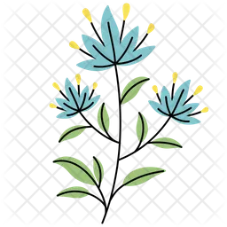 Rustic Flower  Icon