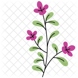 Rustic Flower  Icon