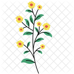 Rustic Flower  Icon