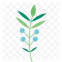 Rustic Leaves Leaves Foliage Icon