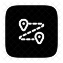 Ruta Mapa Gps Icon