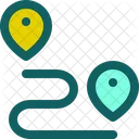 Ruta Mapa Gps Icono