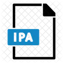 Ipa Texto Tipo De Archivo Icon