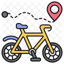 Ruta de bicicleta  Icono