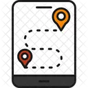 Ruta gps  Icono