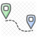 Paquete De Mapas Y Navegacion Icono
