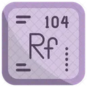 Rutherfordio Quimica Tabela Periodica Ícone