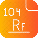 Rutherfordio Tabela Periodica Atomo Ícone