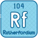 Rutherfordio Quimica Tabela Periodica Ícone