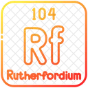 Rutherfordio Quimica Tabela Periodica Ícone