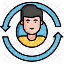 Rutina Hombre Gente Icon