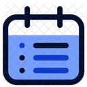 Rutina Calendario Fecha Icon