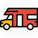Rv Recreational Vehicle Camper Motorhome Icon