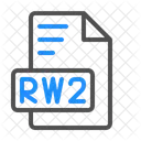 Rw Panasonic RAW-Bilddatei  Symbol