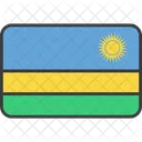 Rwanda African Country Icon
