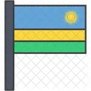 Rwanda African Country Icon