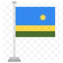 Rwanda Country National Icon