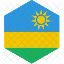 Rwanda Flag World Icon