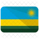 Rwanda Flag Country Icon