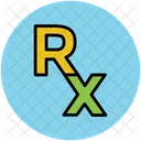 Rx Medicine Sign Icon