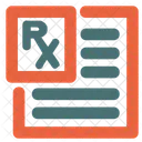 Rx Prescription Care Icon